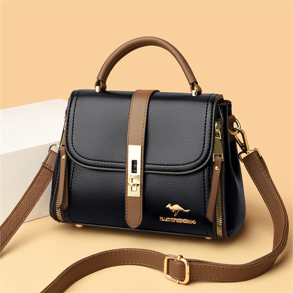 High-Quality Designer Bag – Genuine Leather Crossbody, Messenger & Tote