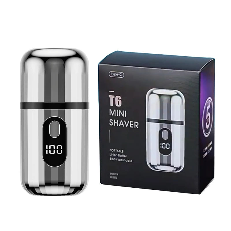 Mini Portable Electric Shaver Capsule Design Travel Home Use recharge able Pocket Electric Razor