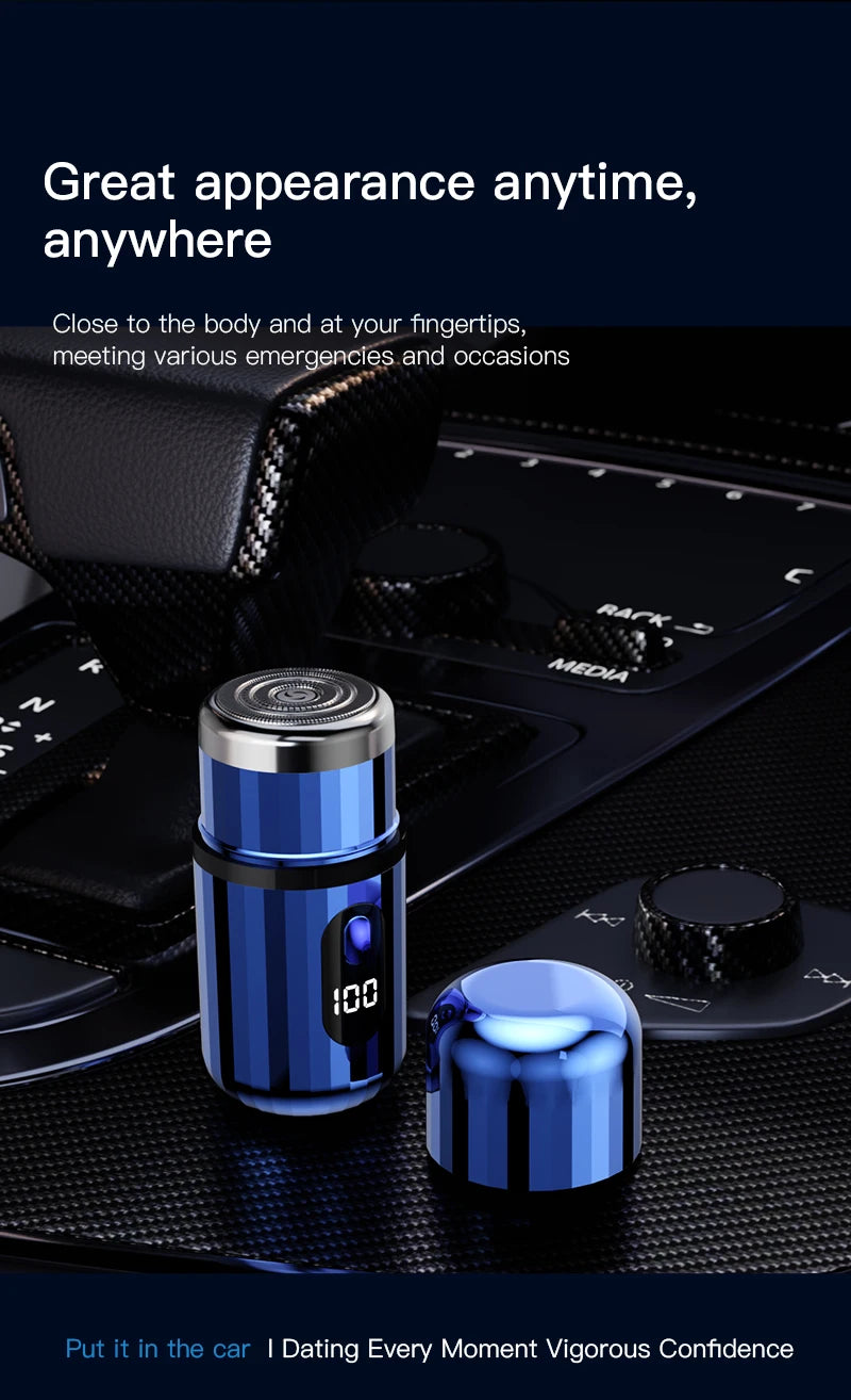 Mini Portable Electric Shaver Capsule Design Travel Home Use recharge able Pocket Electric Razor