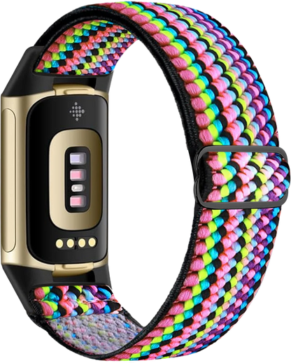 New Soft Nylon Strap for Fitbit Charge 6/5 Braided Bracelet Correa for Fitbit Charge 5 6 Gift Giving Goodies