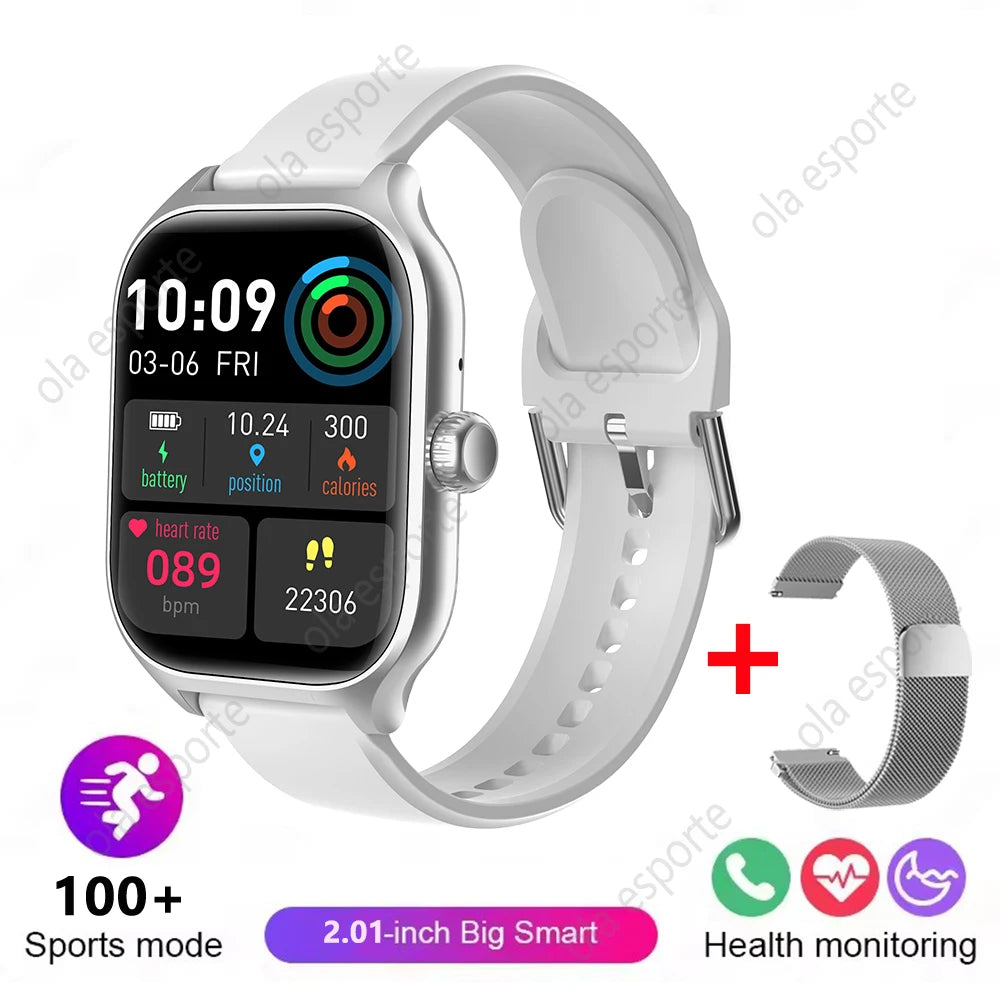 AMOLED Smartwatch – GPS, Bluetooth Call, Fitness & Health Tracker for Men/Women