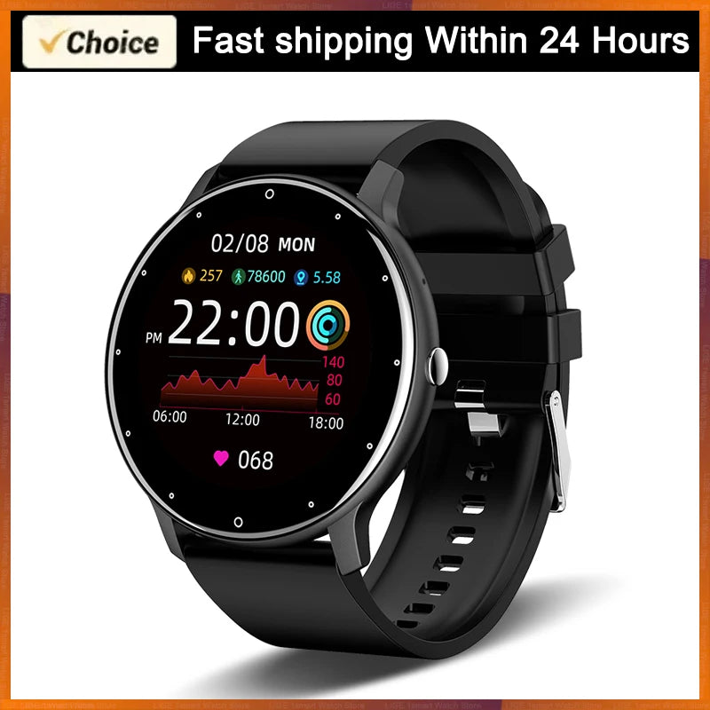 LIGE 2025 Smartwatch – Waterproof, Heart Rate Monitor for men, women