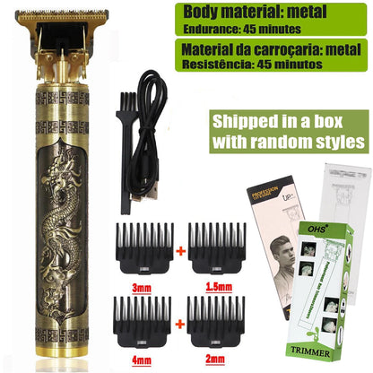 Vintage T9 Hair Clipper Beard Shaving Body Hair Trimmer Clippers Electric Men Haircut 000mm