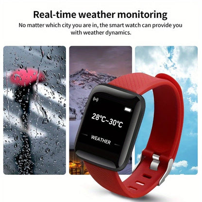 Smart Watch Men Women – Fitness Tracker, Message Alerts, Gift for Android/iOS
