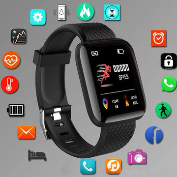 Smart Watch Men Women – Fitness Tracker, Message Alerts, Gift for Android/iOS