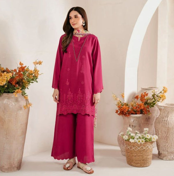 SAPPHIRE, LUXURY PRIMEIUM EMBROIDERED  LAWN SUIT