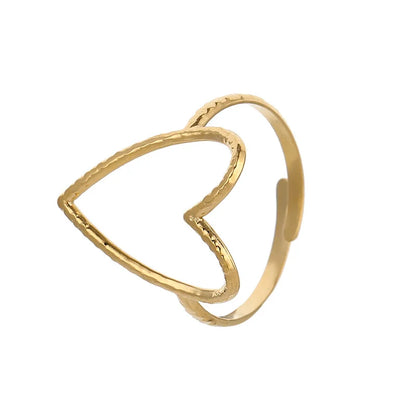 2pcs/set Women Rings Exaggerated Lines Rings for Women Fashion Simple Distorted Geometric Party Statement Designer Jewelry