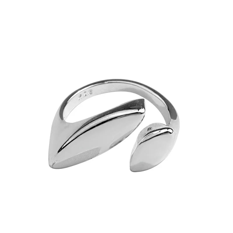 2pcs/set Women Rings Exaggerated Lines Rings for Women Fashion Simple Distorted Geometric Party Statement Designer Jewelry