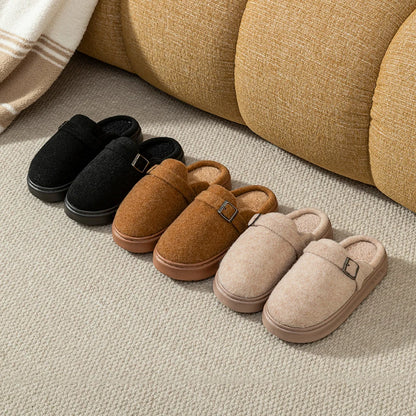 Winter Women's Indoor Slippers Warm Soft Soled Comfortable