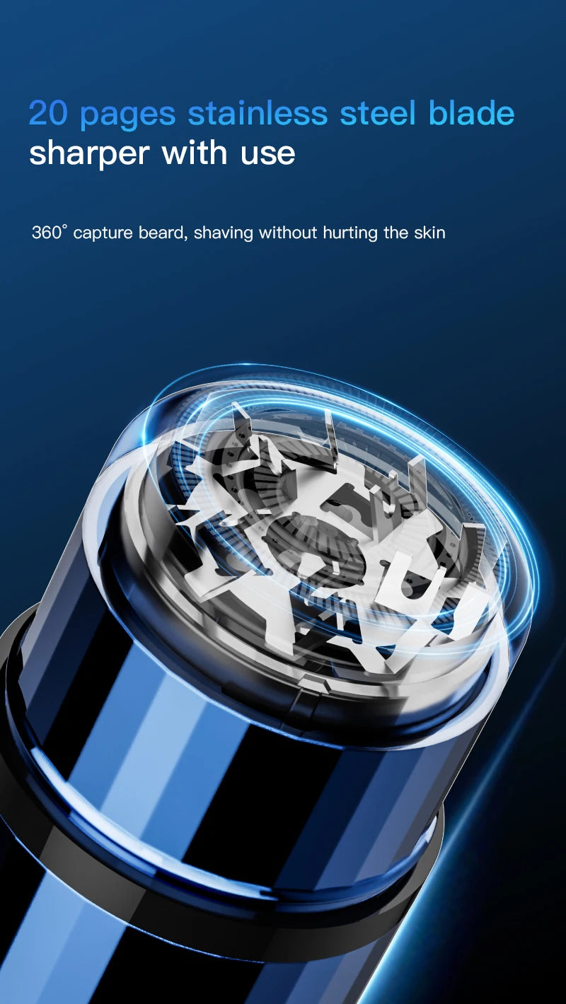 Mini Portable Electric Shaver Capsule Design Travel Home Use recharge able Pocket Electric Razor