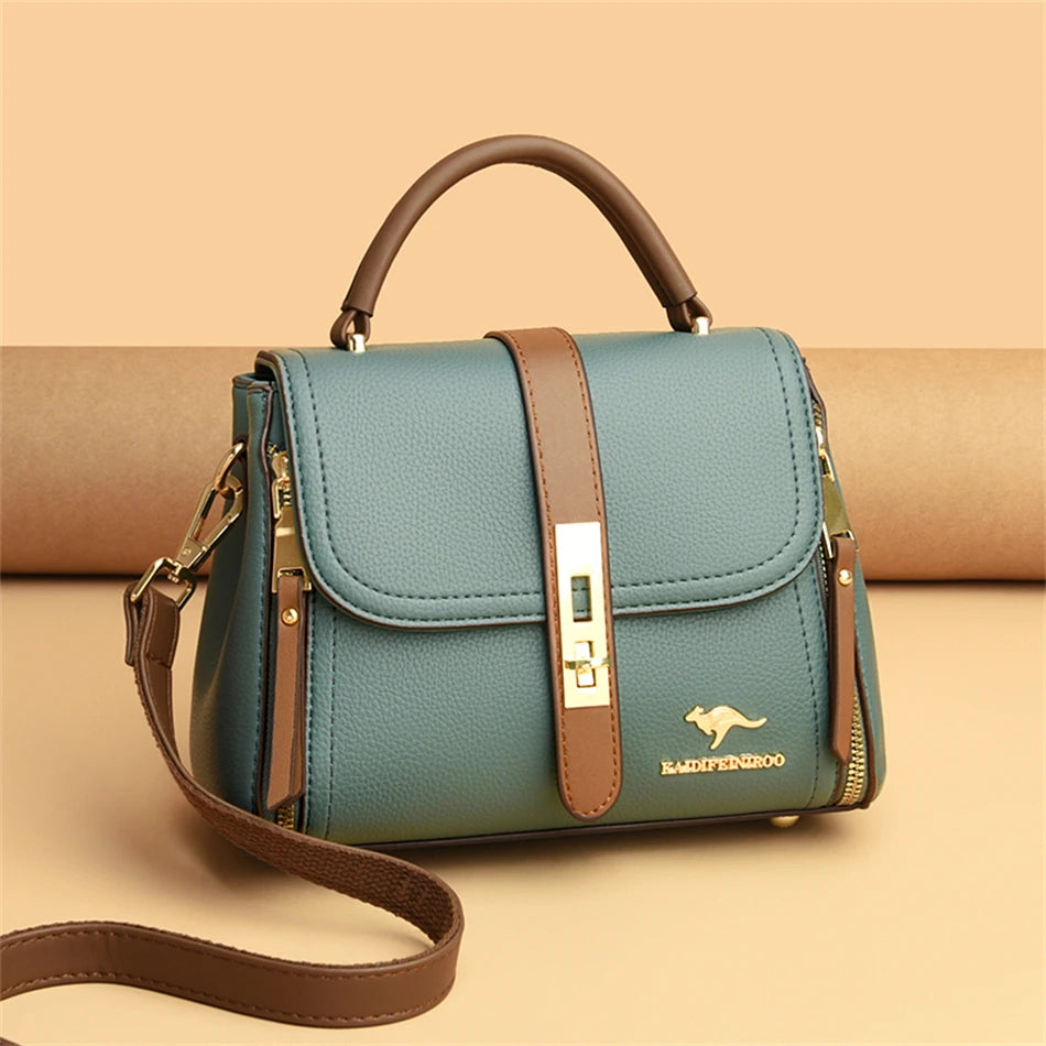 High-Quality Designer Bag – Genuine Leather Crossbody, Messenger & Tote