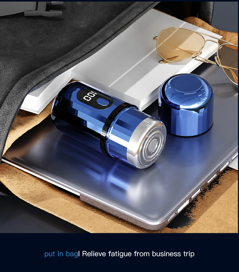 Mini Portable Electric Shaver Capsule Design Travel Home Use recharge able Pocket Electric Razor