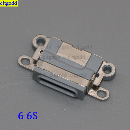 cltgxdd 1piece FOR iPhone 4S 5 6 6S 6sPlus 7 7Plus 8 8SE X 8X USB charging port plug, power socket, socket connector replacemen