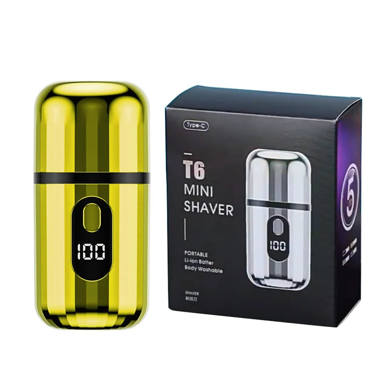 Mini Portable Electric Shaver Capsule Design Travel Home Use recharge able Pocket Electric Razor