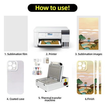 Single Layer 3D Sublimation Phone Case Thermal Heat Transfer Film Cover For iPhone 17 16 15 14 13 12 11 Pro Max 8 7 Plus XS XR