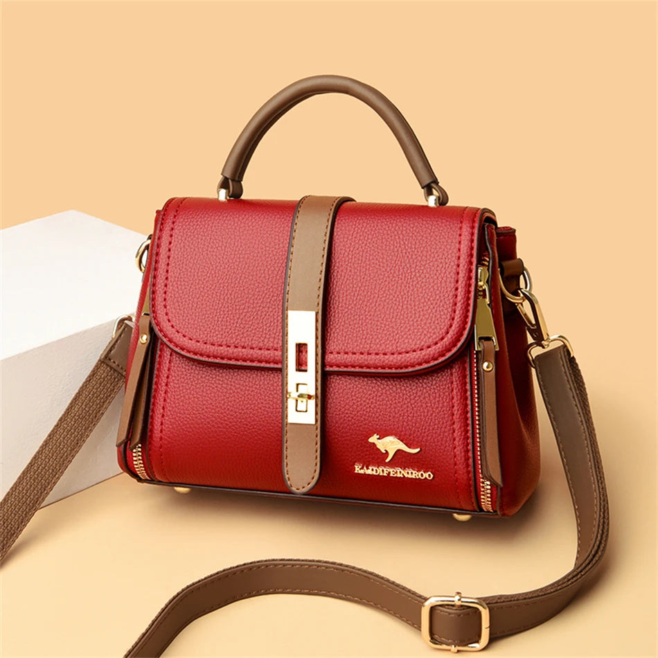 High-Quality Designer Bag – Genuine Leather Crossbody, Messenger & Tote