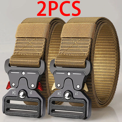 Versatile Men's Tactical Belts - Durable, Adjustable Design-For Outdoor Sports Enthusiasts，Pair with Pants Jeans，For Men Women ﻿