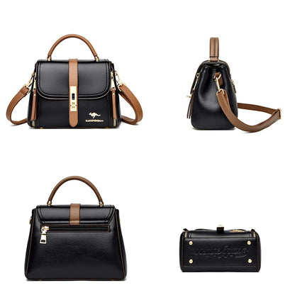 High-Quality Designer Bag – Genuine Leather Crossbody, Messenger & Tote