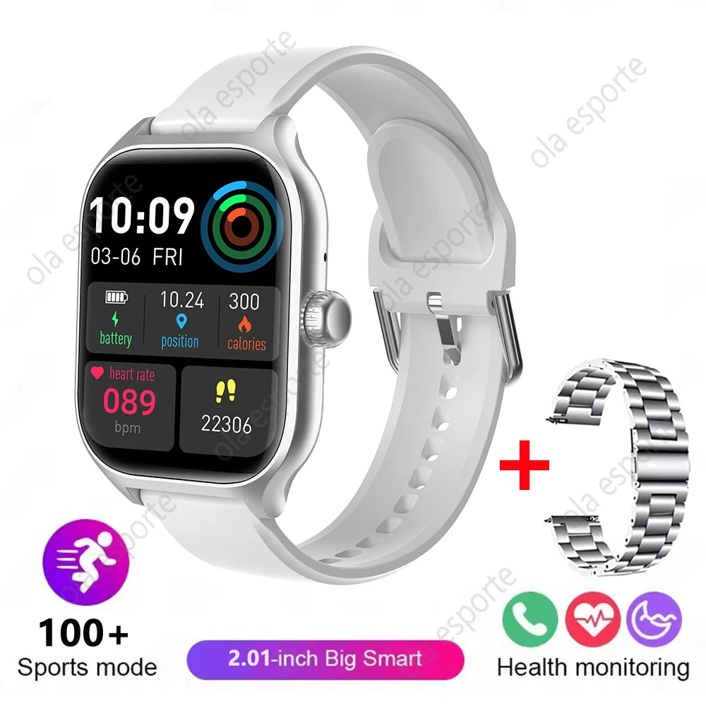 AMOLED Smartwatch – GPS, Bluetooth Call, Fitness & Health Tracker for Men/Women