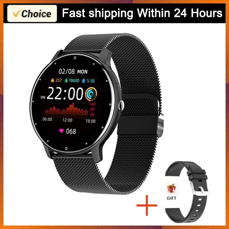LIGE 2025 Smartwatch – Waterproof, Heart Rate Monitor for men, women