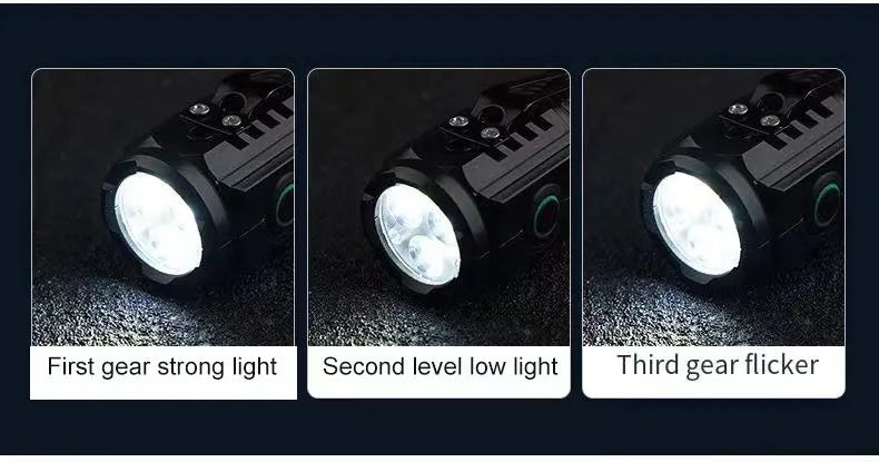 LED Strong Light Flashlight Rechargeable Multi functional for Long Range Portable Outdoor