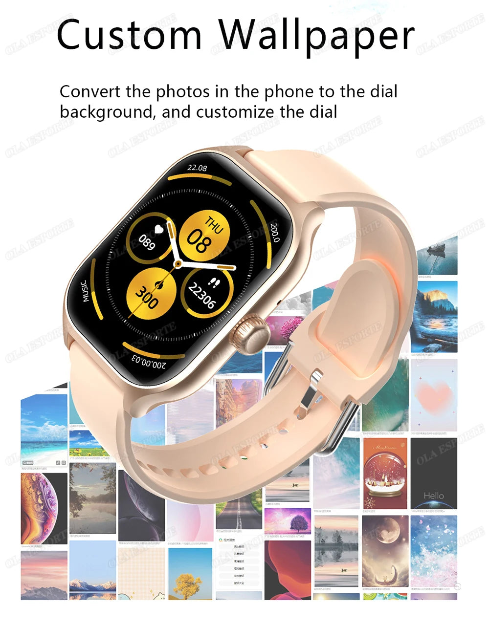 AMOLED Smartwatch – GPS, Bluetooth Call, Fitness & Health Tracker for Men/Women