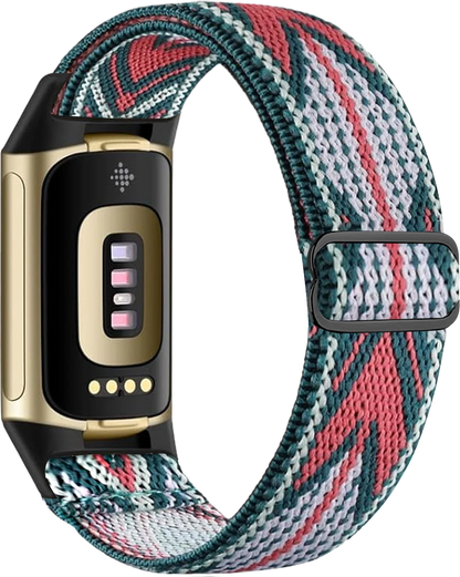 New Soft Nylon Strap for Fitbit Charge 6/5 Braided Bracelet Correa for Fitbit Charge 5 6 Gift Giving Goodies