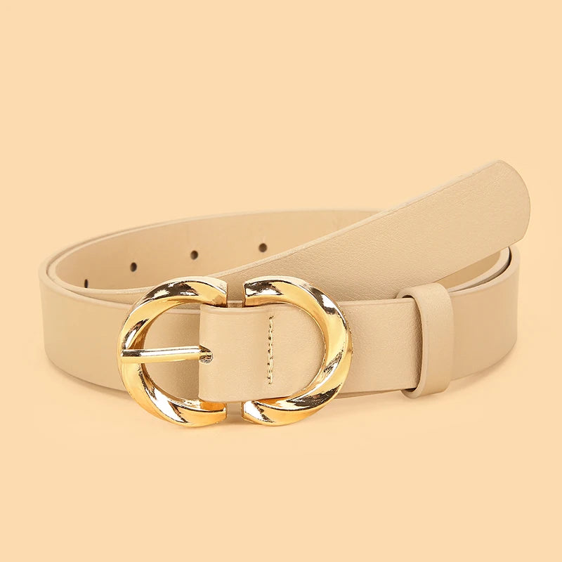 3pc Women'S Minimalist and Stylish Versatile Belts, Classic Belts for Jeans and Dresses, Solid Color Elegant Belts