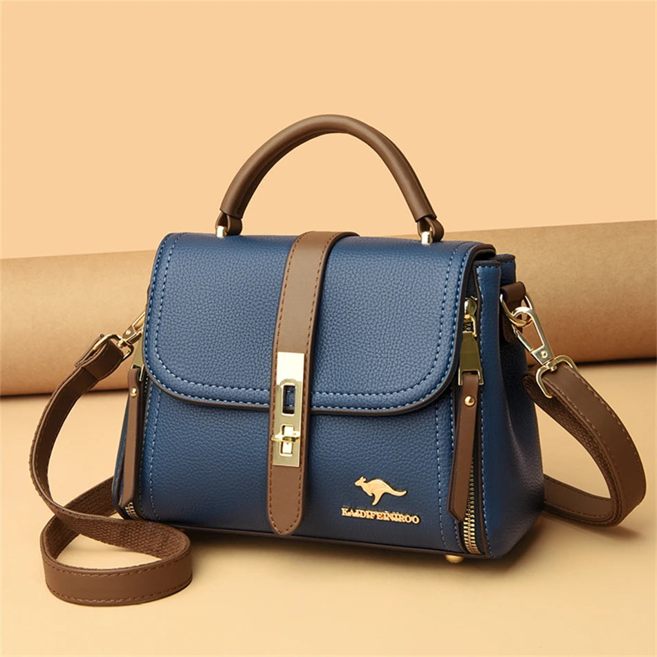 High-Quality Designer Bag – Genuine Leather Crossbody, Messenger & Tote
