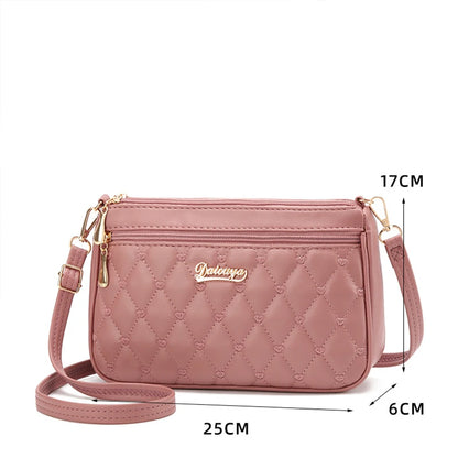 Chic Embroidered Shoulder Bag – Premium Leather Handbag for Women