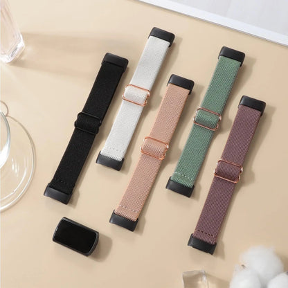New Soft Nylon Strap for Fitbit Charge 6/5 Braided Bracelet Correa for Fitbit Charge 5 6 Gift Giving Goodies