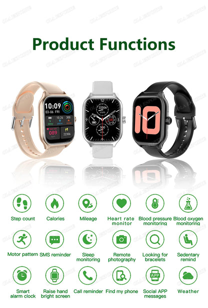 AMOLED Smartwatch – GPS, Bluetooth Call, Fitness & Health Tracker for Men/Women