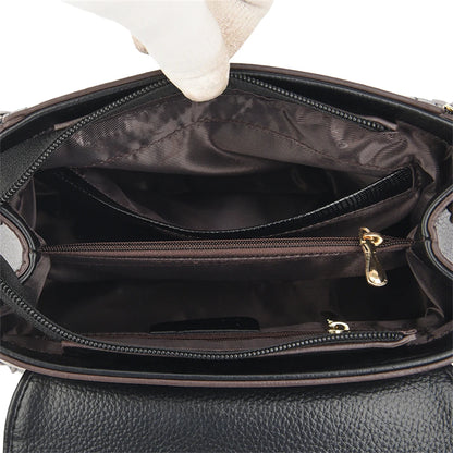 High-Quality Designer Bag – Genuine Leather Crossbody, Messenger & Tote