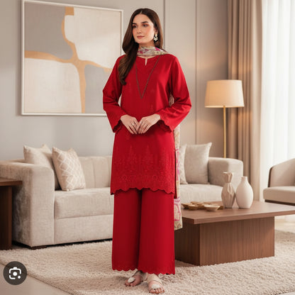 SAPPHIRE, LUXURY PRIMEIUM EMBROIDERED  LAWN SUIT