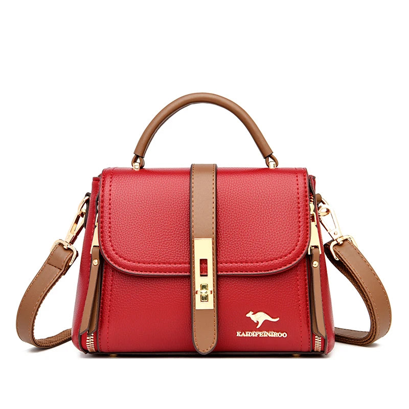 High-Quality Designer Bag – Genuine Leather Crossbody, Messenger & Tote