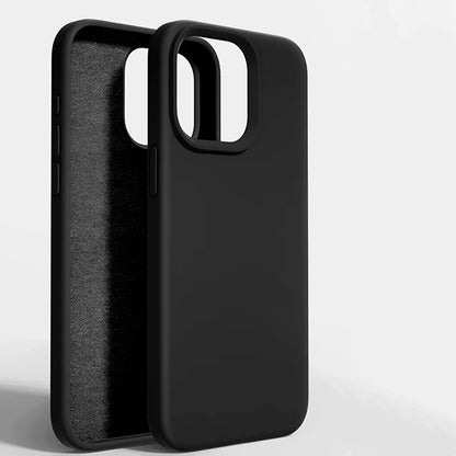 Original Liquid Silicone Case For iPhone 15 14 11 13 12 Pro Max Mini XR X XS 8 7 6 Plus Luxury Phone Cases Shockproof Soft Cover