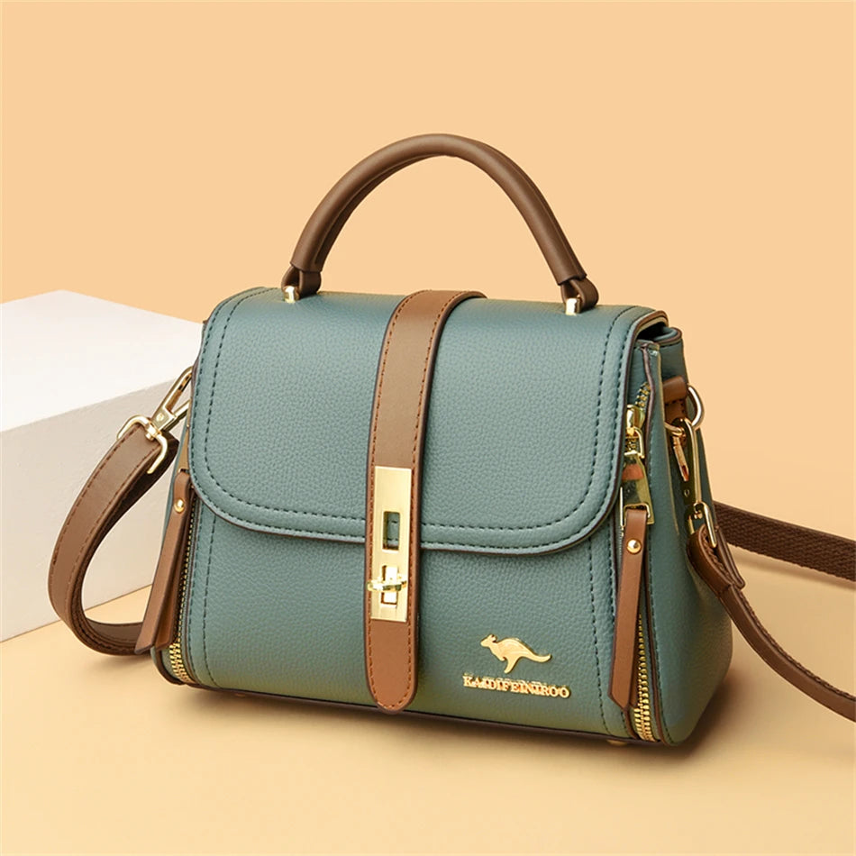 High-Quality Designer Bag – Genuine Leather Crossbody, Messenger & Tote