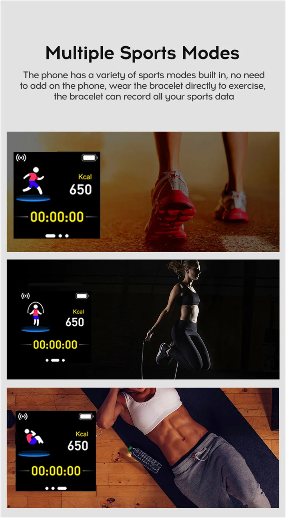 Smart Watch Men Women – Fitness Tracker, Message Alerts, Gift for Android/iOS