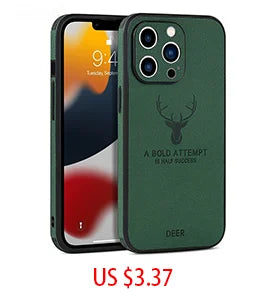 Iphone 11Case for IPhone  15 14Pro Max 13 12 11 Plus XS X XR 8 7 SE20 Luxury Leather Business Elite Shock Proof Cell Phone Cases