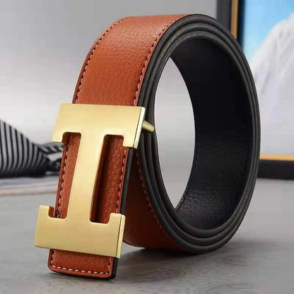 Men Belts H Logo Leather for Classic Unique Business Design Elegant Feel Fashion Comfortable Colorful Belts for Women