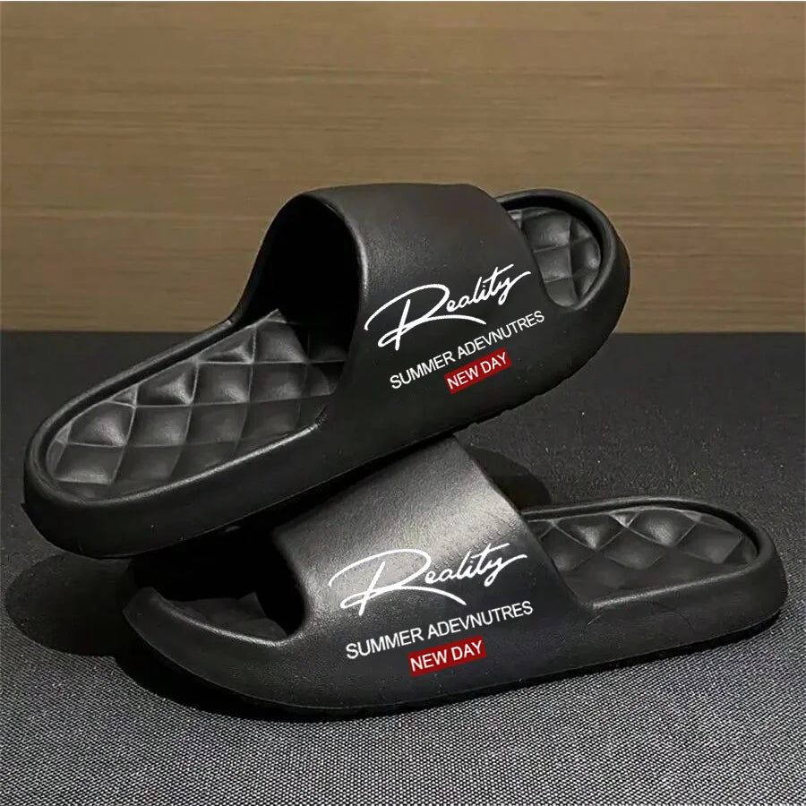 Summer innovative design EVA men's shoes, soft and lightweight home slippers