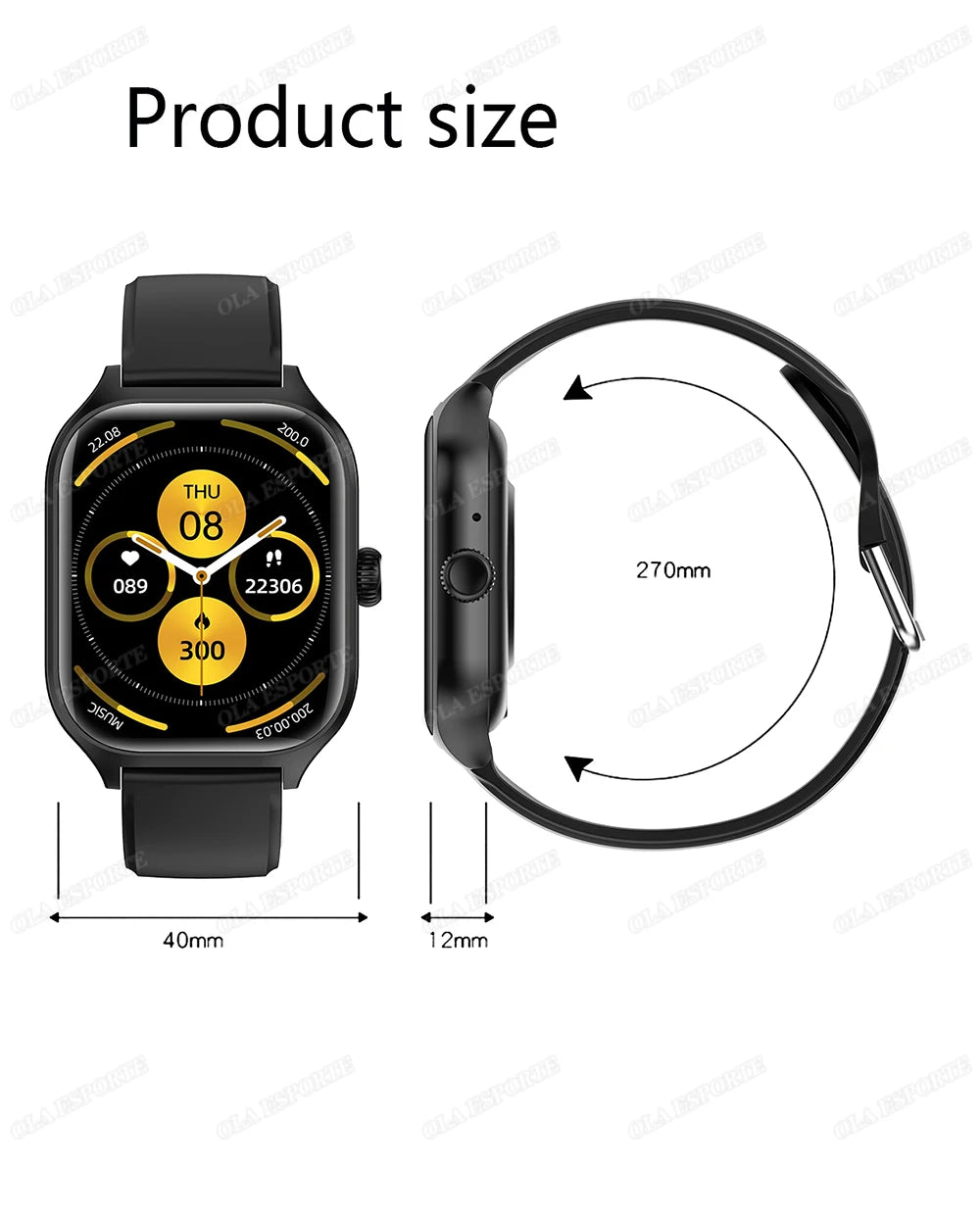 AMOLED Smartwatch – GPS, Bluetooth Call, Fitness & Health Tracker for Men/Women