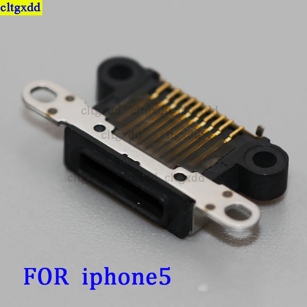 cltgxdd 1piece FOR iPhone 4S 5 6 6S 6sPlus 7 7Plus 8 8SE X 8X USB charging port plug, power socket, socket connector replacemen