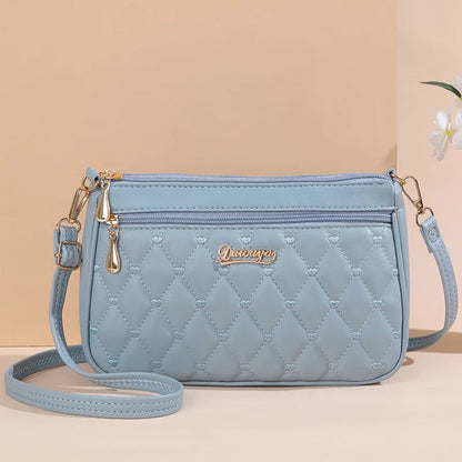 Chic Embroidered Shoulder Bag – Premium Leather Handbag for Women