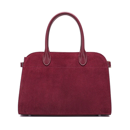Autumn winter women's Natural Suede leather Crossbody Bag designer Genuine leather