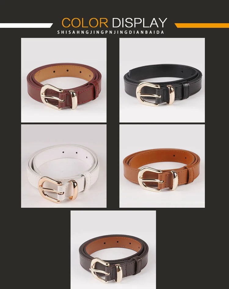 Belts for Women High Quality Fashion Casual Jeans Women's Belt Luxury Designer Brand Pin Buckle Belt New Trend Waist Belt LD2302
