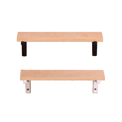 Decorative Wooden Wall Showcase for 1:12 Doll House Furniture, Miniature Storage Rack Toy.