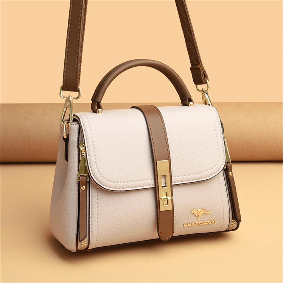 High-Quality Designer Bag – Genuine Leather Crossbody, Messenger & Tote