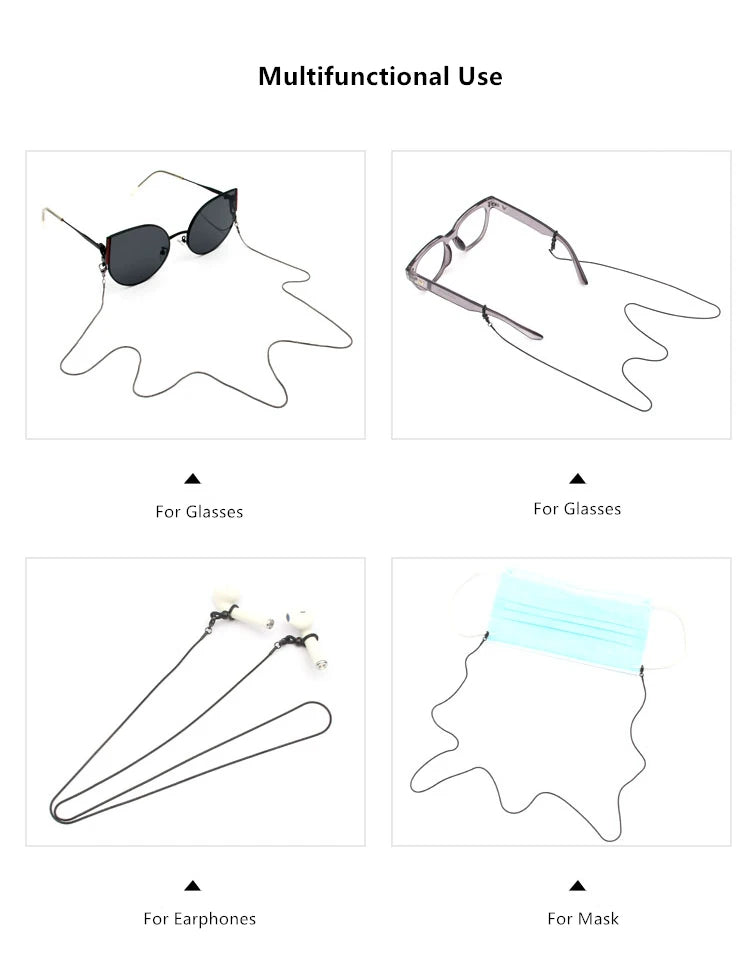 New Mens Sunglasses Chain Luxury Glasses Accessories Fashion Chain For Glasses Woman