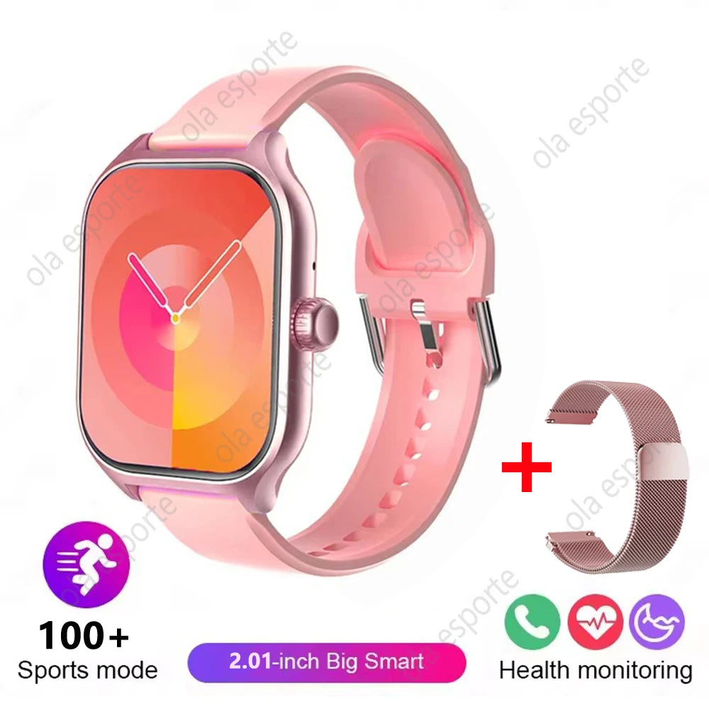 AMOLED Smartwatch – GPS, Bluetooth Call, Fitness & Health Tracker for Men/Women